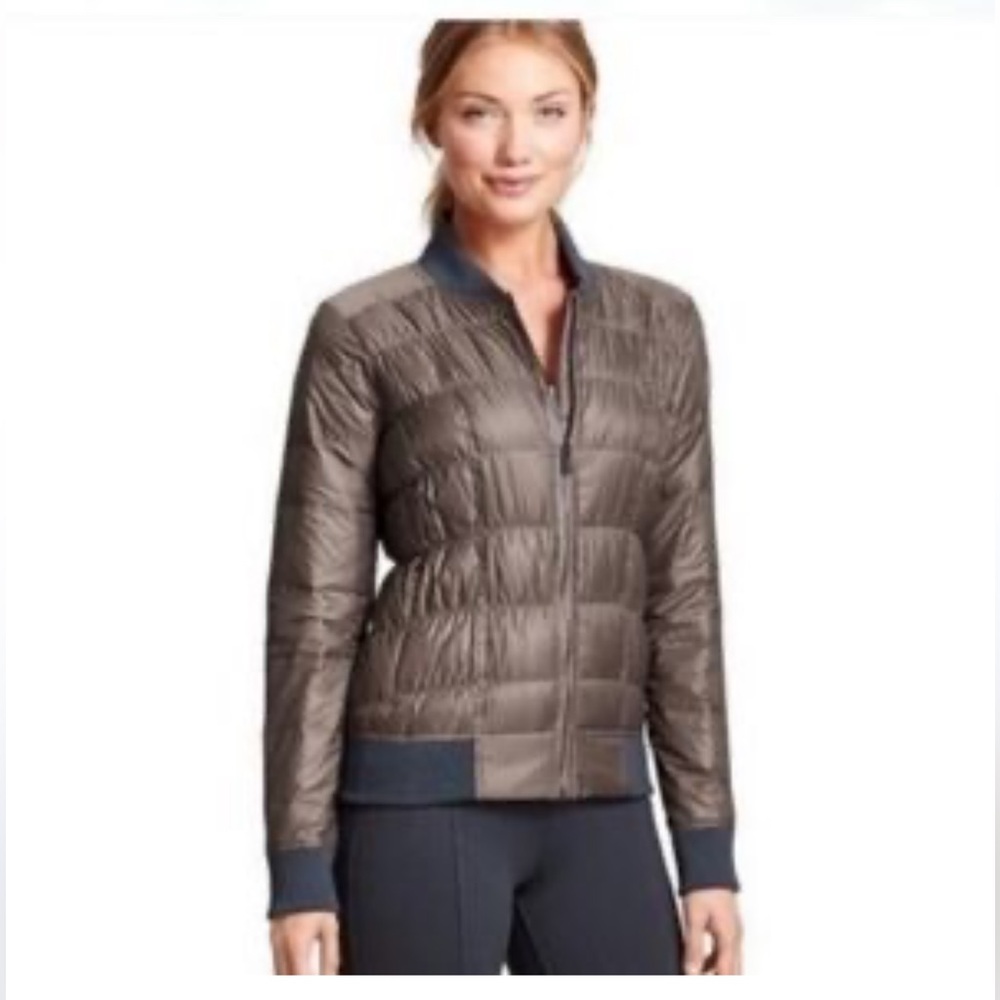 Athleta Women's Dark Brown Puffer Jacket